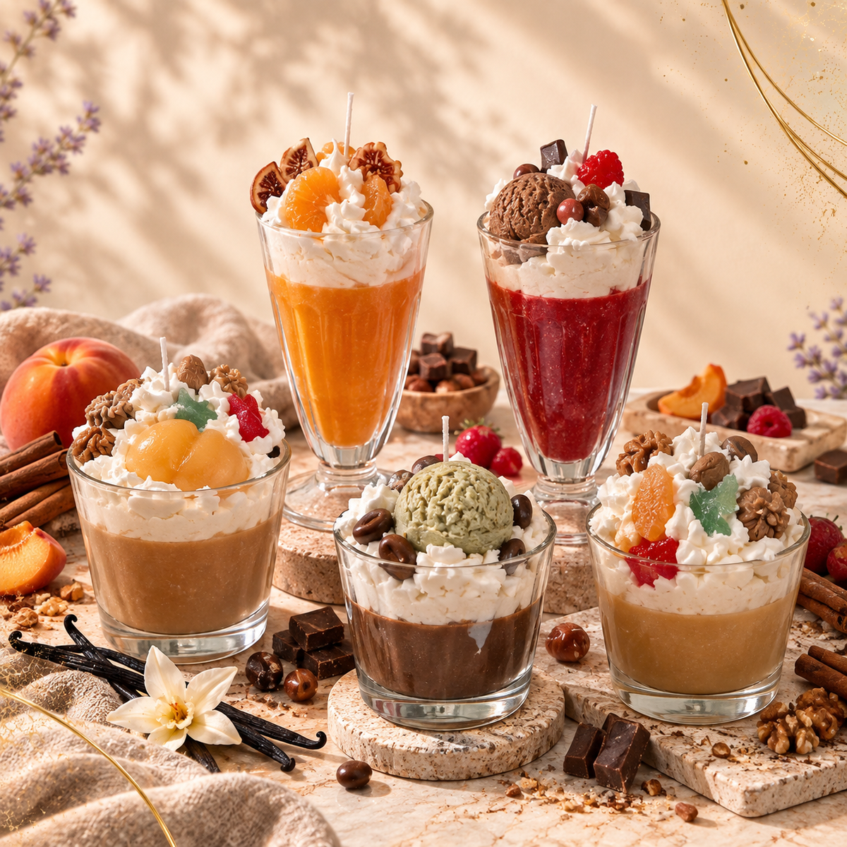 Dessertkerze