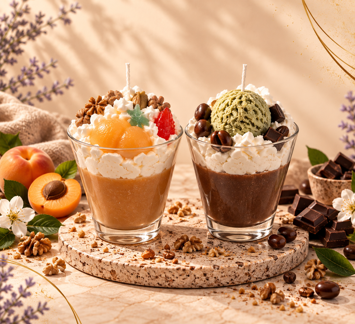 Dessertkerze